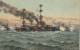 OP Nw28- " IENA " , CUIRASSE D' ESCADRE - CARTE COLORISEE , AJOUT DE BRILLANTS - 2 SCANS - Warships
