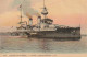 OP Nw28- MARINE DE GUERRE - " L' IENA " , CUIRASSE D' ESCADRE - CARTE COLORISEE - 2 SCANS - Guerre