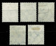 Ref 1646 - Germany 1926 Air - Fine Used Set Stamps SG 394-398 - Usados