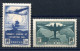 RC 27587 FRANCE COTE 395€ N° 320 / 321 TRAVERSÉE DE L'ATLANTIQUE SUD NEUF * MH TB - Unused Stamps