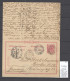 Congo - Entier Allemand Avec Réponse Payée - Cachet De Mayumba Et Libreville -1892 - Cartas & Documentos