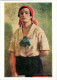 Painting By G. Ryazhsky - Delegate - Woman - Russian Art - 1957 - Russia USSR - Unused - Peintures & Tableaux