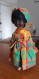 Antillaise Costumée Des Années 60 : Coiffe, Bijoux, Robe Et Jupon, Culotte . - Puppen