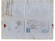 TB 4794 - 1873 - LAC - Lettre De M. LAPLACE GUILLAUME, Négociant à ISSOUDUN / MP PARIS A PERIGUEUX Pour FECAMP - 1849-1876: Klassik