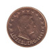 LU00102.1 - LUXEMBOURG - 1 Cent - 2002 - Luxembourg