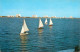 Navigation Sailing Vessels & Boats Themed Postcard Romania Mamaia Siut-Ghiol Wind Sail - Sailing Vessels