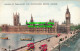 R549933 London. Houses Of Parliament And Westminster Bridge. Valentine. Valesque - Sonstige & Ohne Zuordnung