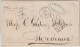 1864 - ENTREE MARITIME VOIE ANGLAISE (AMBULANT) + MARQUE D'ECHANGE 1F60c Sur LETTRE De HABANA (C UBA) ! - Maritieme Post