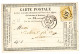 DEUX SEVRES CPP REPIQUE 1875 BRESSUIRE GC T17 + REPIQUAGE A SEC "E.LOISEAU/NEGOCIANT/BRESSUIRE (DEUX SEVRES)/ EPICERIE V - 1849-1876: Période Classique