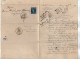 TB 4796 - 1869 - Lettre De Me Alfred LE MASSON, Notaire à ROUEN Pour M. René FLAMAND, Négociant à EU - 1849-1876: Classic Period