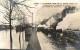 PARIS GRANDE CRUE DE LA SEINE COMMENCEMENT DE L'INONDATION DE LA LIGNE DES INVALIDES AUX MOULINEAUX - Paris Flood, 1910