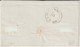 1869 - ENTREE MARITIME VOIE ANGLAISE (ETATS-UNIS AMBULANT) Sur LETTRE SC De HABANA (C UBA) PAPIER FILIGRANE ! - Maritime Post