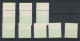 TP  926 Baudouin Lunettes (8) **  Nuances & N° De Planche * Sur Le BDF - Unused Stamps