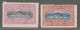 Nouvelles Hébrides - Poste Locale - N°1/2 * (1897) Syndicat Anglais - Unused Stamps