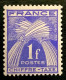 1943 FRANCE N 70 CHIFFRE TAXE 1f TYPE GERBES DE BLÉ - NEUF** - 1859-1959 Neufs