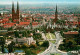 73723741 Luebeck Blick Auf St Marien Holstentor Und St Petri Fliegeraufnahme Lue - Luebeck