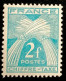 1943 FRANCE N 72 CHIFFRE TAXE 2F TYPE GERBE DE BLÉ - NEUF** - 1859-1959 Mint/hinged