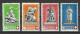 SBK B3-6, Mi 364-67 * MH - Unused Stamps