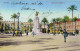 53968. Postal SEVILLA 1925. Alfonso XIII Vaquer. Rodillo Mudo. Vista Plaza San Fernando, Animada - Storia Postale