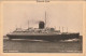 RE 11 - PAQUEBOT " CHAMPLAIN " ( LE HAVRE , PLYMOUTH , NEW YORK ) - 2 SCANS - Steamers