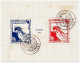 FRANCE => Bloc LIBERATION Dessiné Par Draim (Victor Miard) Journée Du Timbre De Nimes 14/15 Oct 1945 - Philatelic Fairs