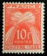 1945 FRANCE N 76 CHIFFRE TAXE 10F TYPE GERBE DE BLÉ - NEUF* - 1859-1959 Neufs