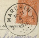 108 Op Brief Stempel MARCHIN 2 (28mm) - 1912 Pellens