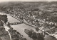 SO 1-(41) MONTRICHARD - VUE AERIENNE SUR LE CHER ET LA VILLE - LE PONT , L' EGLISE SAINTE CROIX ET LE DONJON   - 2 SCANS - Montrichard