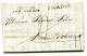 LETTRE AVEC TEXTE DE SARAGOSSE POUR STE MARIE D'OLORON ENTRÉE PAR OLERON TAXE 9 AU DOS 2 MAI 1827 SUP - Entry Postmarks