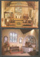 HEVER - St. PETER's CHURCH - 2 Postcards - KENT - ENGLAND - - Sonstige & Ohne Zuordnung