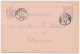 Vierverlaten - Trein Kleinrond Harlingen - Nieuwe Schans B 1885 - Lettres & Documents