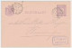 Trein Kleinrondstempel Amsterdam - Antwerpen IX 1887 - Covers & Documents