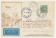 Cover / Postmark Sweden 1946 Parachute Airmail - Vliegtuigen