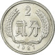 Monnaie, CHINA, PEOPLE'S REPUBLIC, 2 Fen, 1987, TTB, Aluminium, KM:2 - China