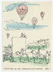 Postcard / Postmark Germany 1956 Balloon Race Coupe Andries Blitz - Nijmgen - Aachen - Airplanes