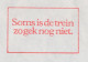 Illustrated Meter Cover Netherlands 1980 - Postalia 6364 NS - Dutch Railways - Sometimes The Train Is Not So Crazy. - Eisenbahnen