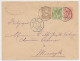 Envelop G. 8 / Bijfrankering Uden - Belgie 1902 - Postwaardestukken
