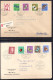 Suiza Lote De 5 Cartas Nº Yvert 512/16 + 539/43 + 531/35 +526/30 + 548/52 - Lettres & Documents