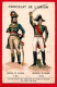 2 Chromos Chocolat Guérin-Boutron Et De L'Union. Uniformes : Hussards, Général De Division Et Maréchal De France. - Guerin Boutron