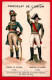 2 Chromos Chocolat Guérin-Boutron Et De L'Union. Uniformes : Hussards, Général De Division Et Maréchal De France. - Guérin-Boutron