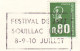 Postcard / Postmark France 1977 Jazz Festival - Muziek