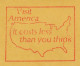 Meter Cut Netherlands 1978 Visit America - Map - Non Classificati