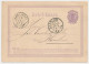 Briefkaart G. 4 Harlingen - Haarlem 1873 - Postwaardestukken