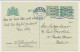 Briefkaart G. 80 A I / Bijfrankering Amsterdam - Duitsland 1914 - Postwaardestukken