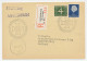 Registered Card / Postmark Netherlands 1958 World Session International Organisation Of Good Templars  - Massoneria