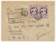 A.E.F - 2 Env. Affranchies "France Libre" De Bangui (Oubangui-Chari) - Première Liaison Rapide AEF FRANCE 14/7/1946 - Briefe U. Dokumente