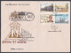Inde India 1997 FDC Indipex Exhibition, Postal Service, Seamail, Rivermail, Ships, Boat, Jal Cooper, First Day Cover - Brieven En Documenten