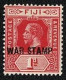 FIJI 1915/19 WAR TAX VARIETY - Fidschi-Inseln (...-1970)