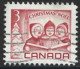 Canada 1967. Scott #476 (U) Christmas, Singing Children And Peace Tower, Ottawa - Used Stamps