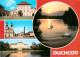 73722452 Duchcov CZ Schloss Platz Innenstadt Kirche Partie Am Wasser Schwaene So - Tschechische Republik